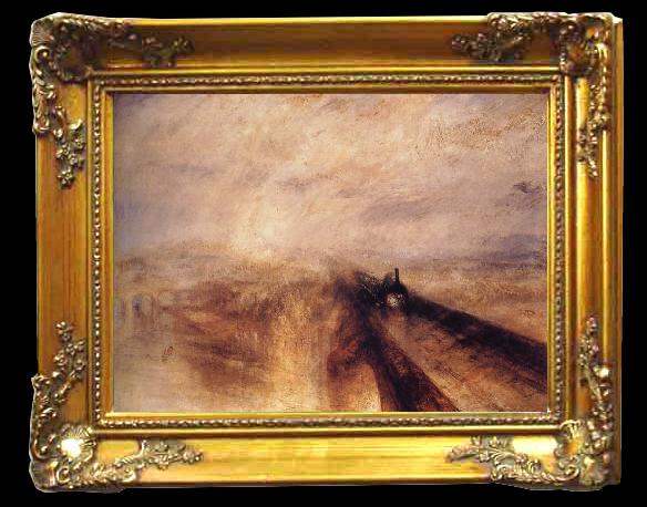framed  Joseph Mallord William Turner Rain,Steam and Speed, Ta092